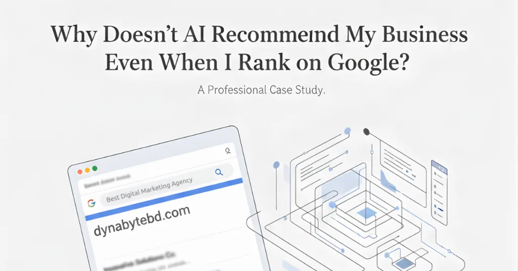 Why Doesn’t AI Recommend My Business Even When I Rank on Google?